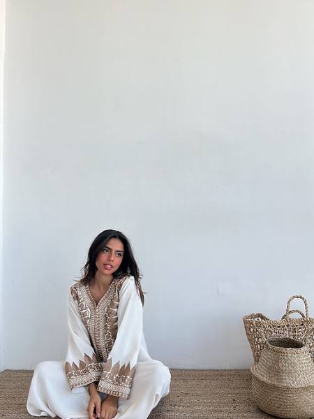 Creme Kaftan