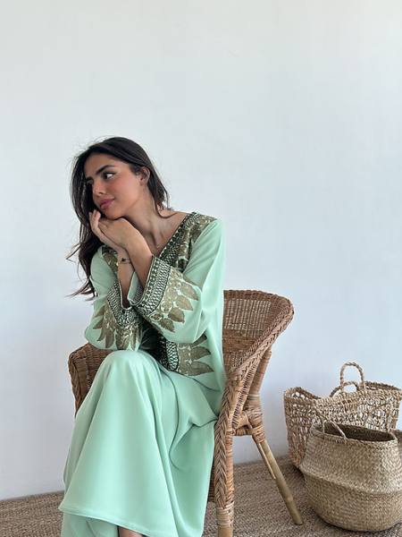 Pistachio Kaftan